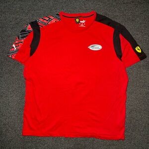 Ferrari scuderia f1 team puma red graphic shirt size 2xl